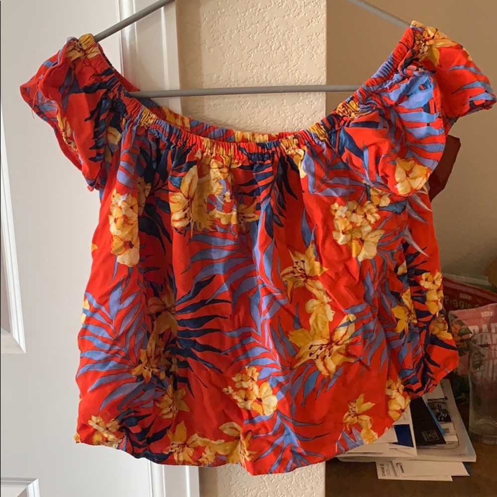 Billabong off the shoulder blouse